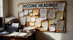 Missing Headings